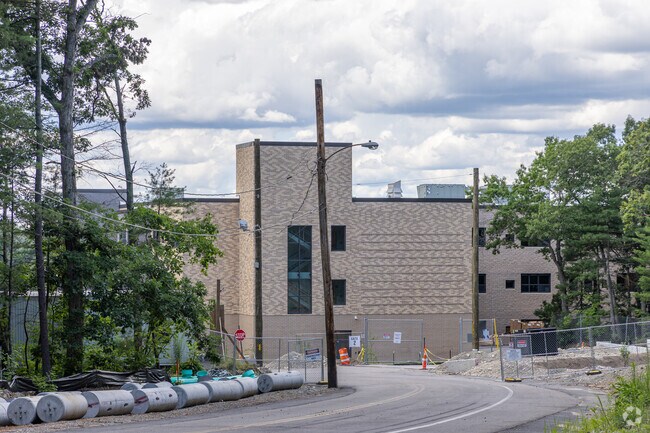 The Bird Middle School is currently under consturction in Walpole, MA.