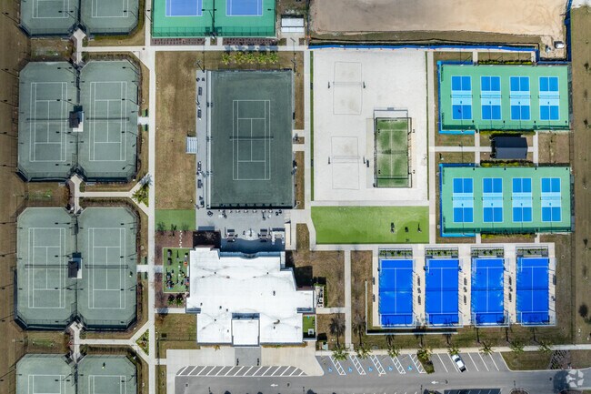 Residents of Zephyrhills enjoy tennis and pickleball at the Sarah Vande Berg Tennis Center.