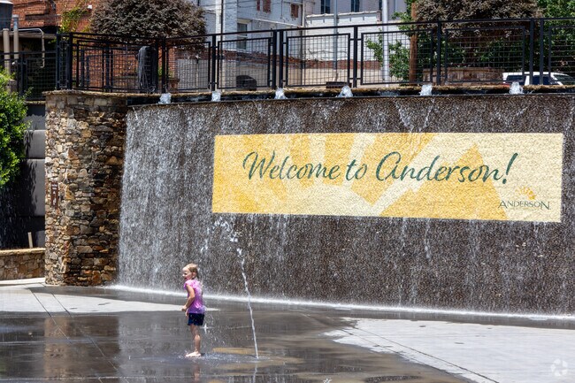 Carolina Wren Park has a splash pad for the kids to enjoy in warmer months.