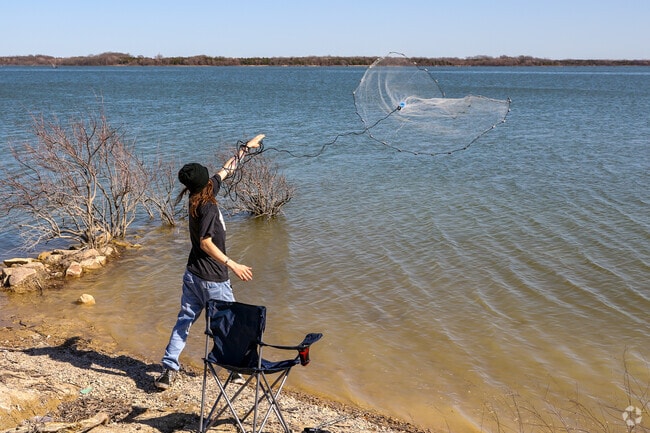 Fairview residents can swing on out to Brockdale Park and try their hand at doing a little net fishing.