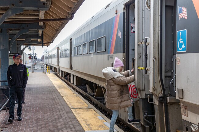 Locals use the NJ Transit trains to get from Belmar to NYC and points south.