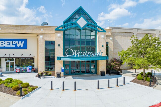 Westroads Mall near Candlewood includes major retailers and specialty shops.