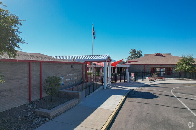 DeGrazia Elementary School is rated  B on Niche.