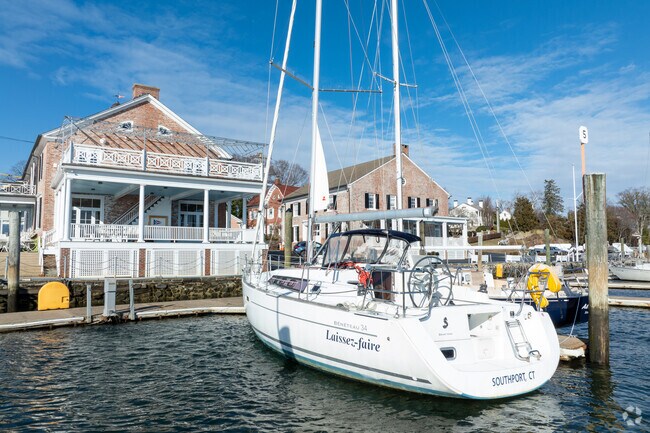 Pequot Yacht Club in Southport offers a wonderful spot to park your boat.
