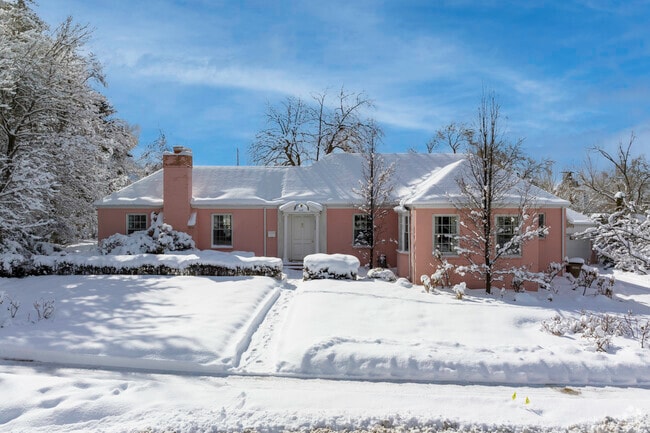 Beautiful snow covered home in Sunnyside East.