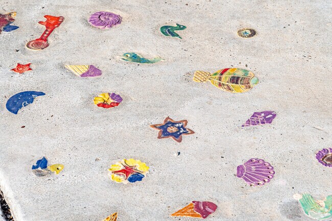 Locals love the unique artwork at Roxaboxen Park in Yuma.