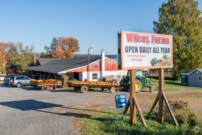 Wilcox Farm is open every day throughout the year for business in Douglass.