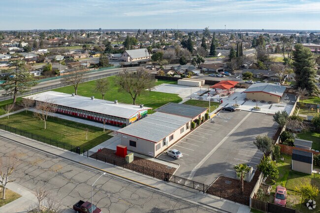 The campus of Enterprise High School in Kerman.