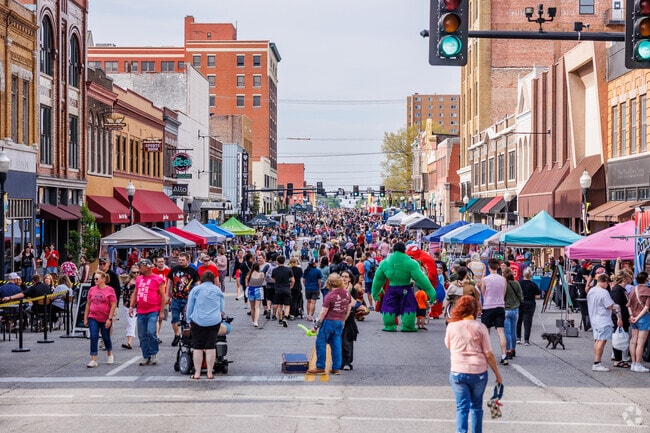 Residents can walk to downtown from Wilson-Hutton for the Third Thursday event.