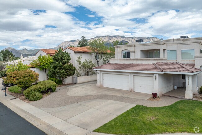 Find charming multi level new traditional homes boasting ample living space in the desirable Tanoan Community.