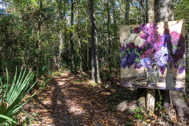 Hooper Road Park has over five miles of biking and hiking trails.