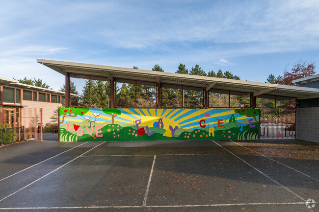Benjamin Franklin Elementary School mural.