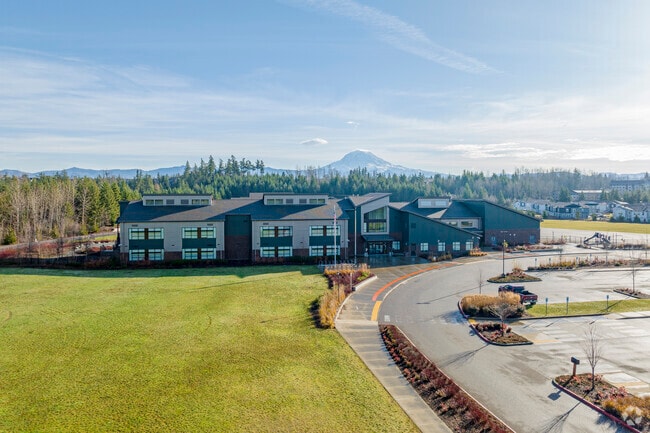 Tehaleh Heights Elementary School entrance.