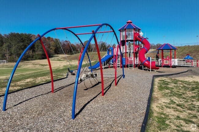 Kids can romp and play at Patriot Park in Spotsylvania Courthouse neighborhood.