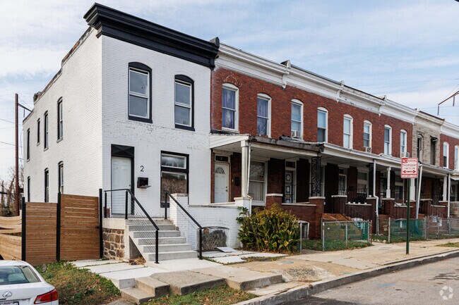 Brick row houses line the streets of Shipley Hill, reflecting its historic character.