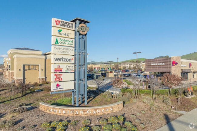 American Canyon's Napa Junction Shopping Center is full of modern shopping and dining options.