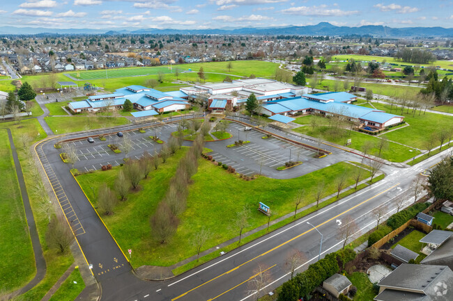 Meadow View School is located on Legacy St in the Bethel neighborhood of Eugene.