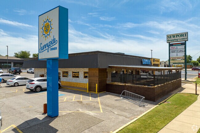 Grab brunch at Sunnyside Diner near Lake Hefner and Whitehall.