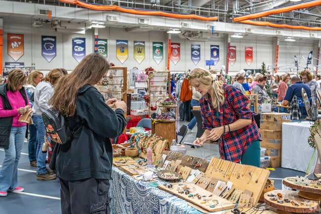 Residents can find over 100 vendors at the annual Oswego High School Holiday Craft Fair.