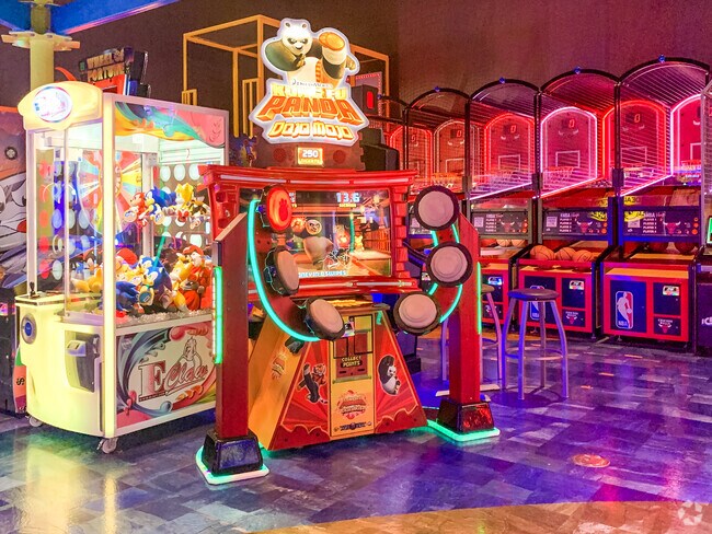 Main Event has arcade games for both kids and adults.