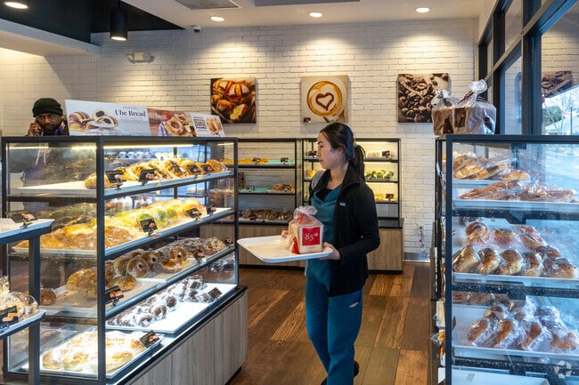 A popular bakery in Old San Leandro is the 85c Bakery and Coffee shop.