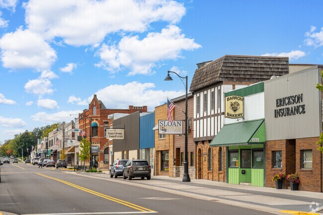 Barron’s small-town charm is reflected in its unique storefronts and community spirit.