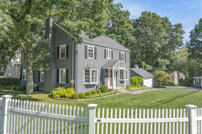 Larger cape-style homes are popular in Stratfield VIllage.
