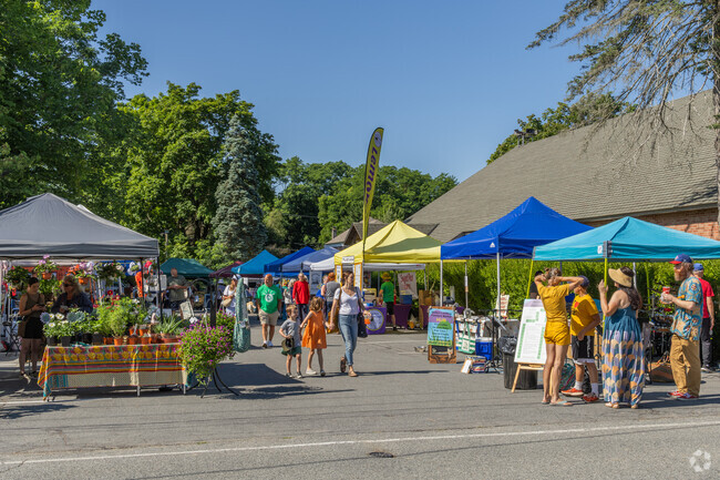 The Bolton Farmers Market offers local produce and crafts every Friday.