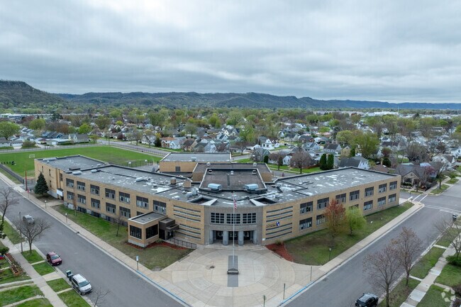 Springbrook-Clayton Johnson kids can move on to Longfellow Middle School, rated with a B-minus.