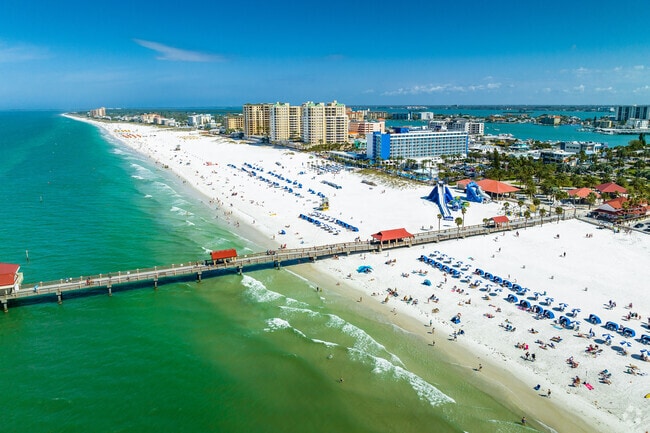 Island Estates is just a mile from the famous Clearwater Beach.