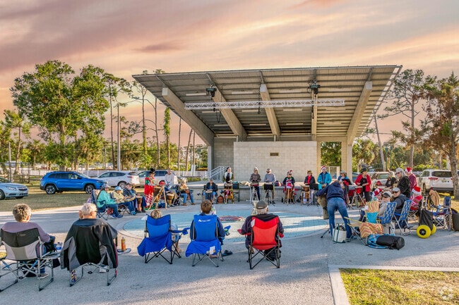 Old Englewood Village has many local gatherings such as the local drum circle.