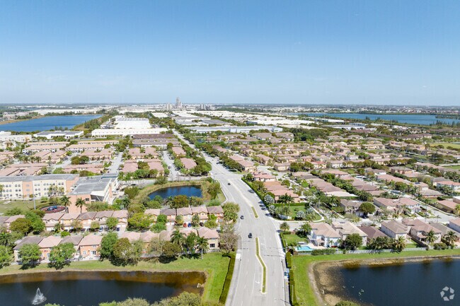 Islands of Doral is a neighborhood mainly made of single family homes.