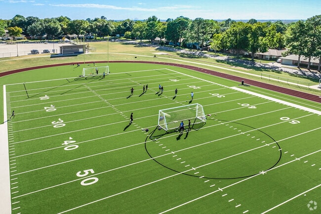 Students within Arlington, TX can play for sports teams at Gunn Junior High School.