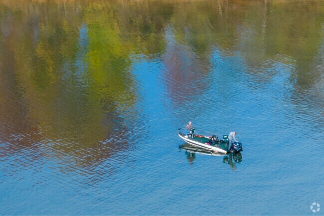 North Gate - Big Ridge residents enjoy fishing on the Harrison Bay.