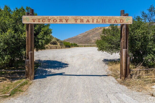 Locals in the area enjoy Victory Trail, located in the Upper Las Virgenes Canyon Preserve.