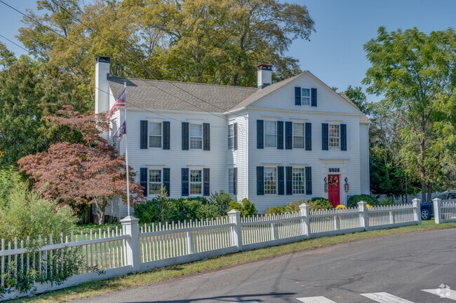 Durham is filled with elegant Colonial style homes with fenced in yards.