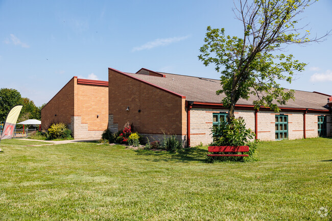 North Elementary School has a sprawling campus in north east Ozark.