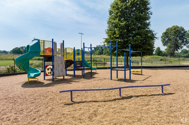 Kids imaginations can sore on the playground at Chickasaw Elementary School in Olive Branch.