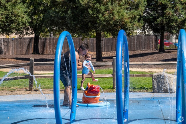 Hollister's Valley View Park invites families with its exciting splash area and open playground.