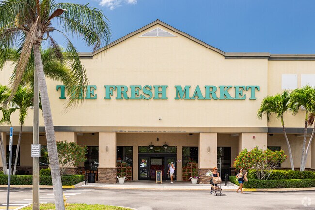 The Fresh Market is an upscale grocery store with local produce near Reflection Lakes.