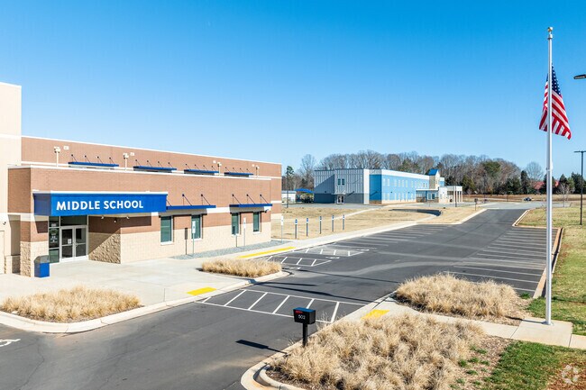 Davidson Charter Academy features a modern campus with multiple buildings.