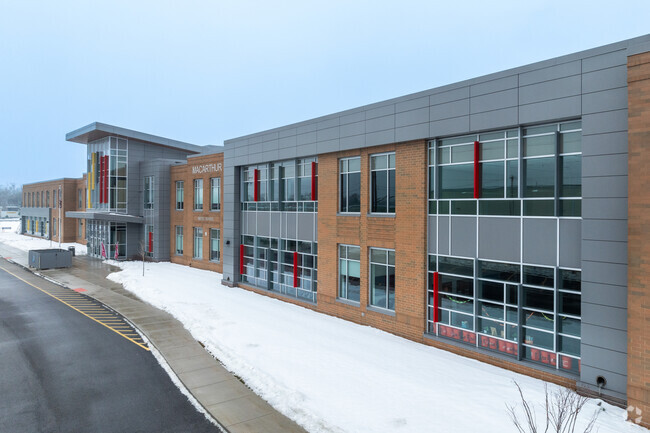 Macarthur Intermediate School has 515 students in grades 6 through 8.