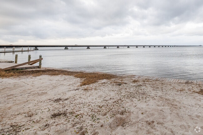 The Mid-Bay Bridge is a 3.6 mile, two lane toll bridge spanning the Choctawhatchee Bay provides a primary transportation link between Niceville and Destin.