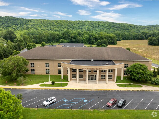 Ripley Union Lewis Huntington Middle School is located in this amazing setting.