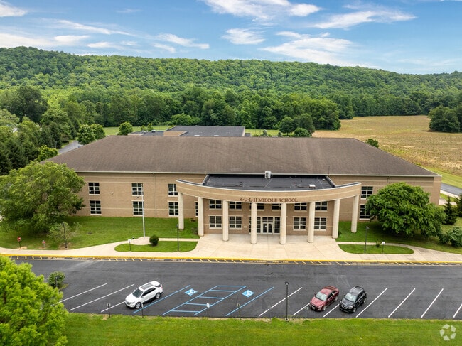 Ripley Union Lewis Huntington Middle School is located in this amazing setting.