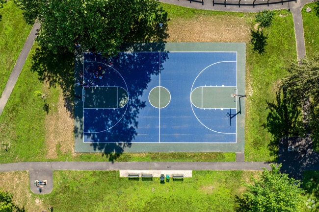 Unity Park is on the shore of the Connecticut River and has a skatepark, playground, field and basketball courts.