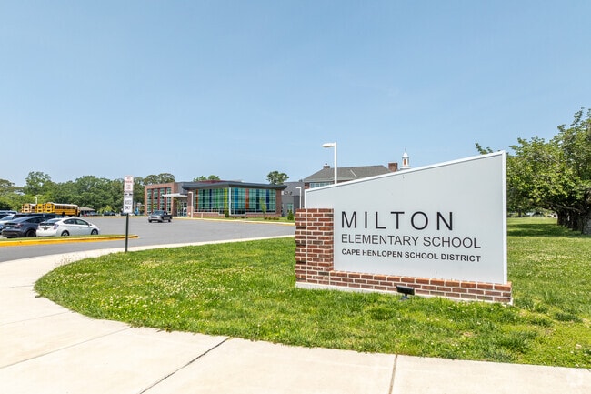 Milton Elementary School has 556 students in grades K-5 with a student-teacher ratio of 14 to 1.