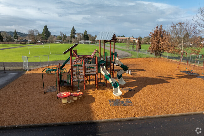 O'Hara Catholic Elementary School has a playground for students to enjoy in Eugene.