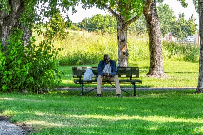 Sit back and relax in the lush Unicorn Park.