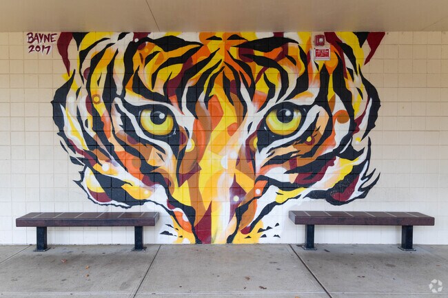 The tiger is the school mascot for Oaklea Middle School.